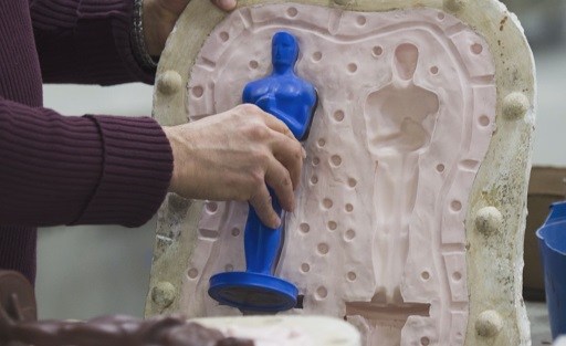 Fabrication d'un oscar : le moule