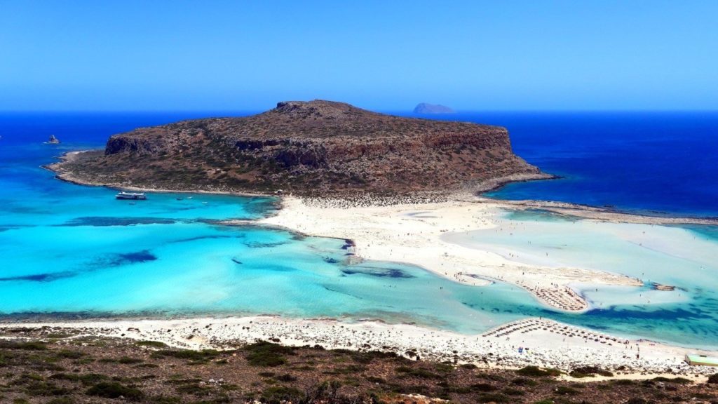 plage de Balos en Crète