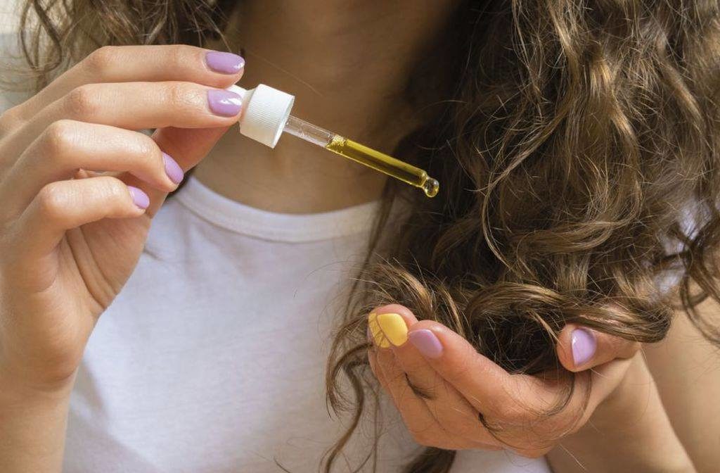 masque à base d'huile pour les cheveux