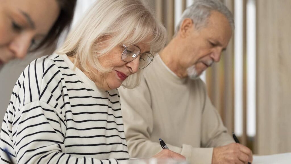 seniors écrit contrat