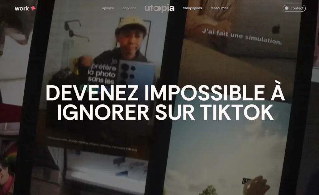 utopia agence tiktok